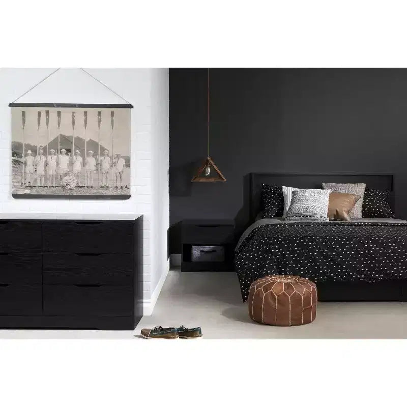 Lits de rangement avec cadre de lit en panneaux de particules