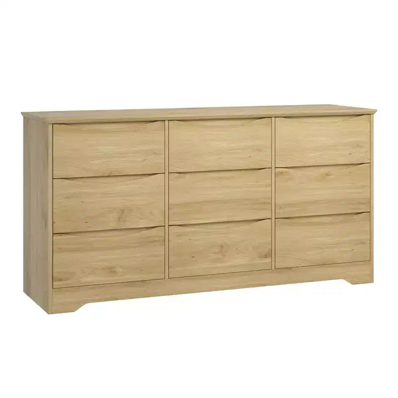 Commode moderne en bois à 9 tiroirs, grand chiffonnier