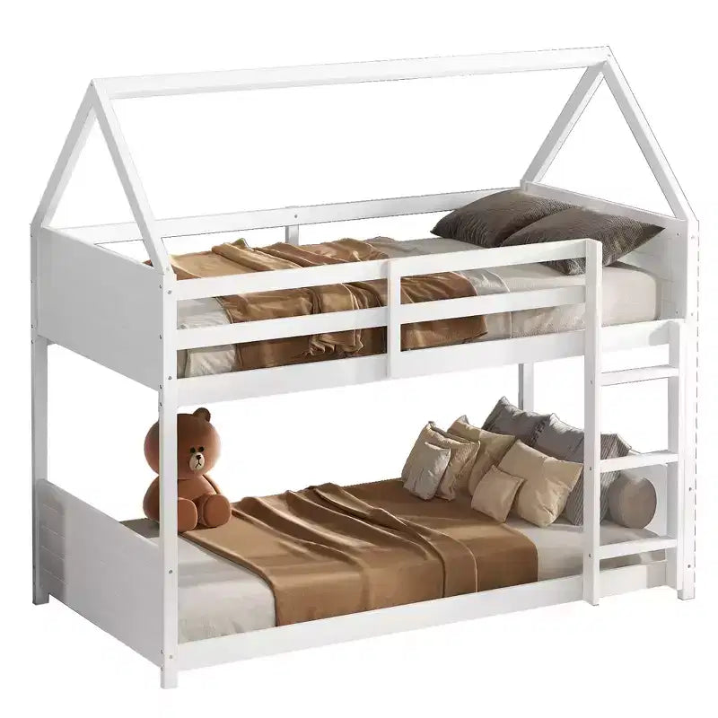 Cadre de lit double avec rangement sous le lit en métal robuste et silencieux