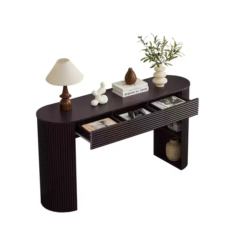 Console incurvée Table d'entrée Table d'appoint de canapé Table d'appoint
