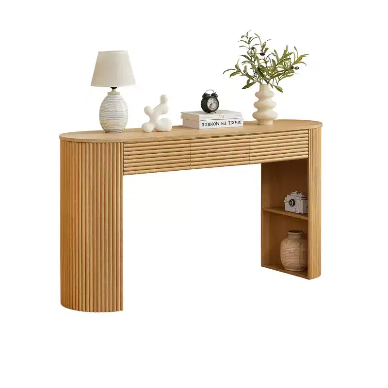 Console incurvée Table d'entrée Table d'appoint de canapé Table d'appoint