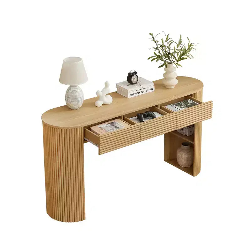 Console incurvée Table d'entrée Table d'appoint de canapé Table d'appoint