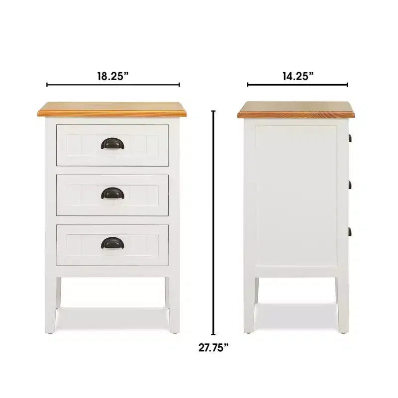 Table de chevet blanche : Table de chevet moderne avec tiroir