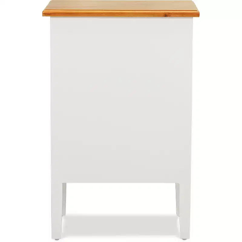 Table de chevet blanche : Table de chevet moderne avec tiroir