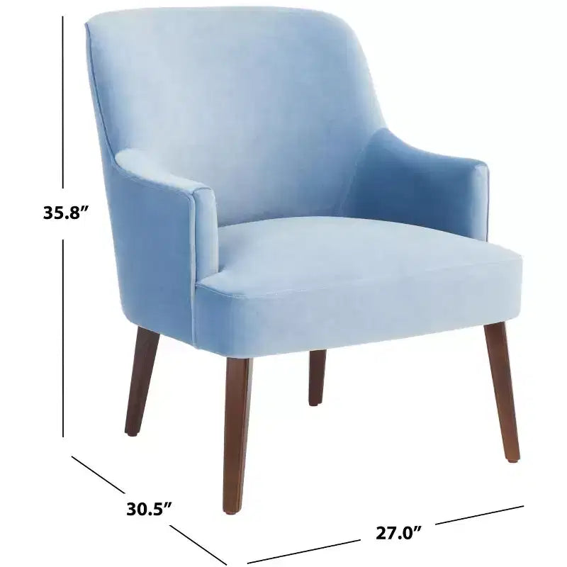 Fauteuil d'appoint en velours