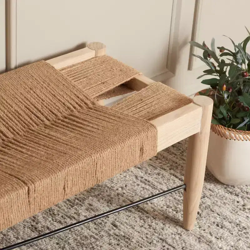 Banc en jute