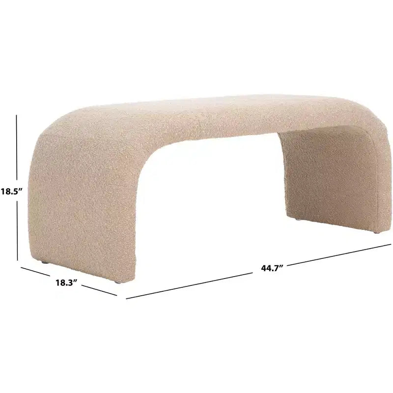 Banc en velours