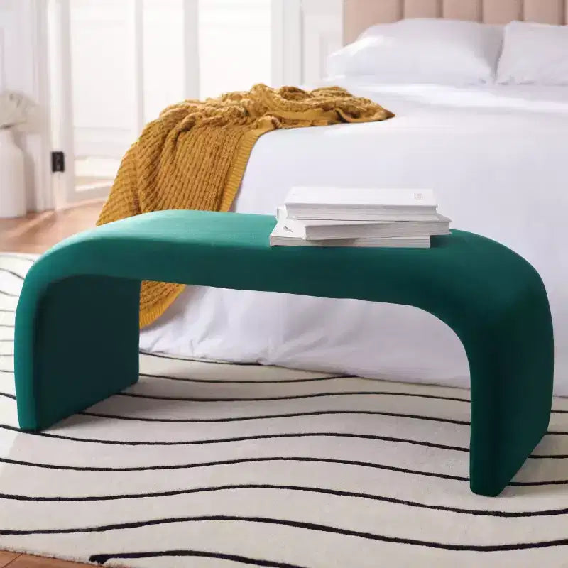 Banc en velours