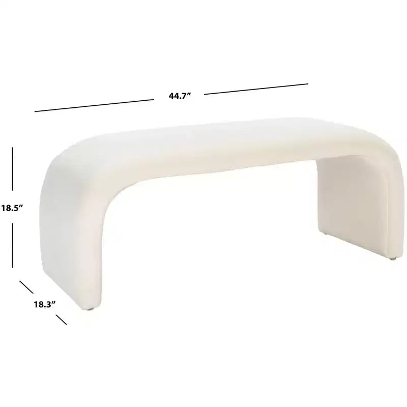 Banc en velours