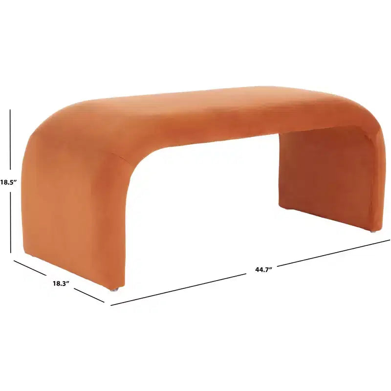 Banc en velours