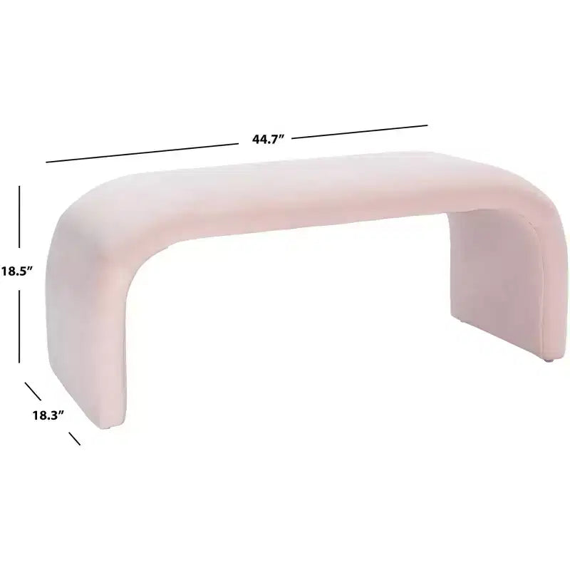 Banc en velours