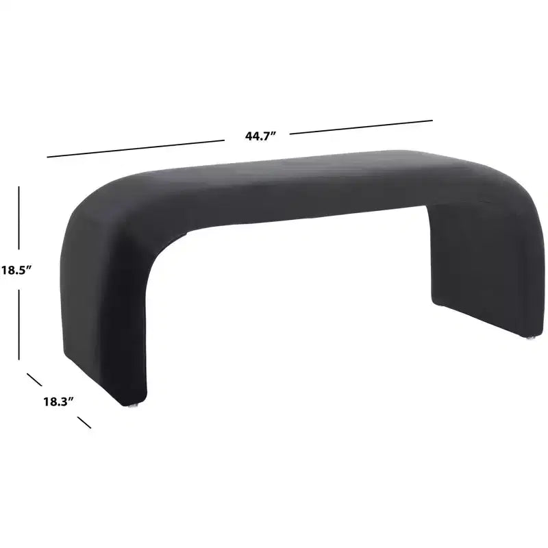 Banc en velours
