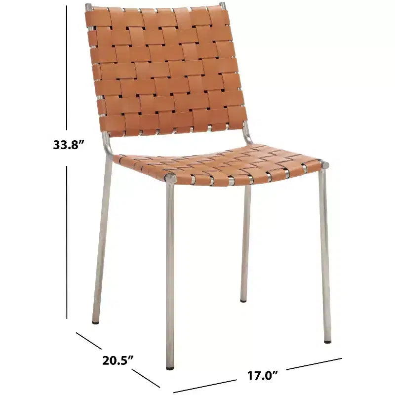 Chaise de salle à manger tissée (lot de 2)