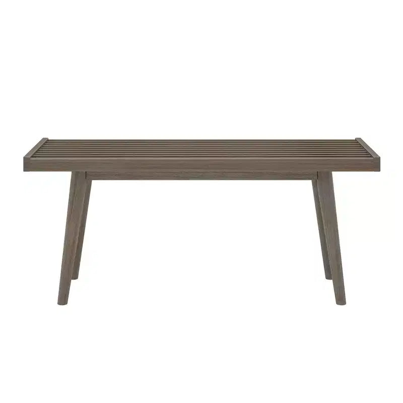 Banc d'entrée en bois massif pour le bout de lit