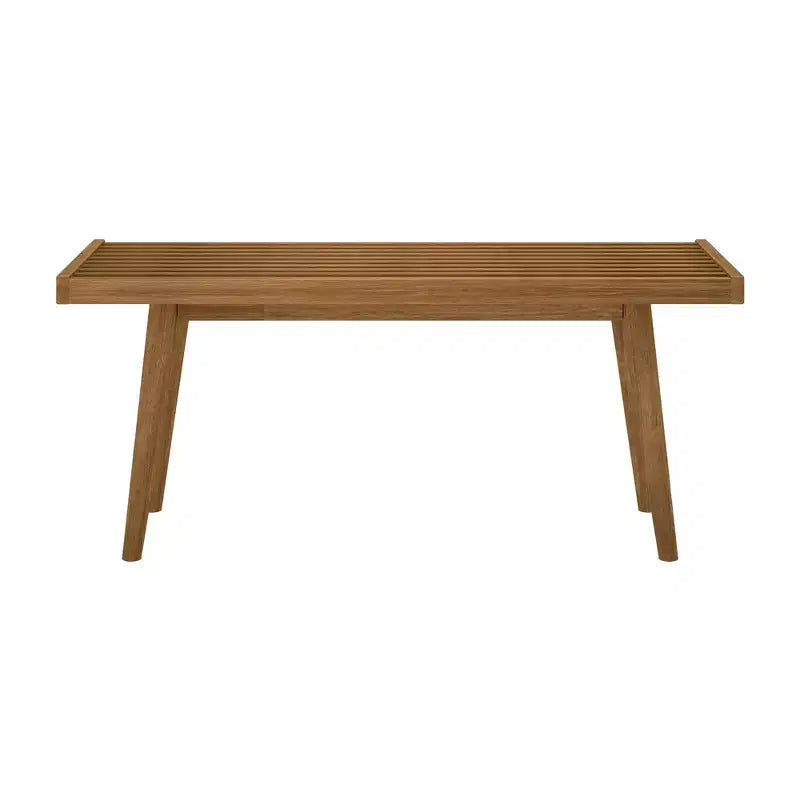 Banc d'entrée en bois massif pour le bout de lit