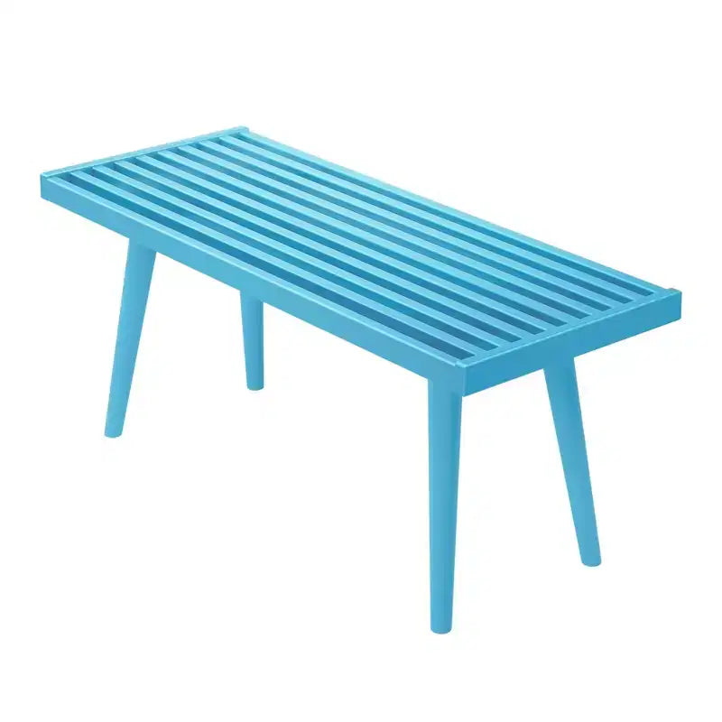 Banc d'entrée en bois massif pour le bout de lit