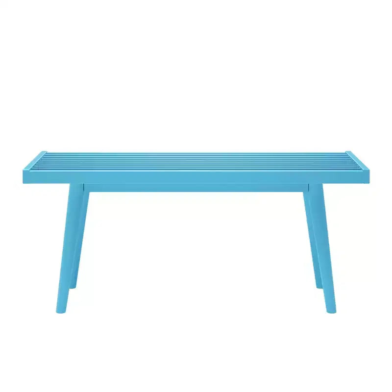 Banc d'entrée en bois massif pour le bout de lit