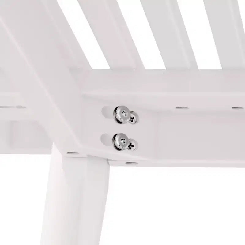 Banc d'entrée en bois massif pour le bout de lit