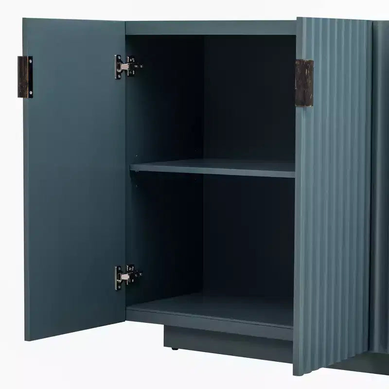 Buffet moderne avec portes ondulées Meuble de rangement