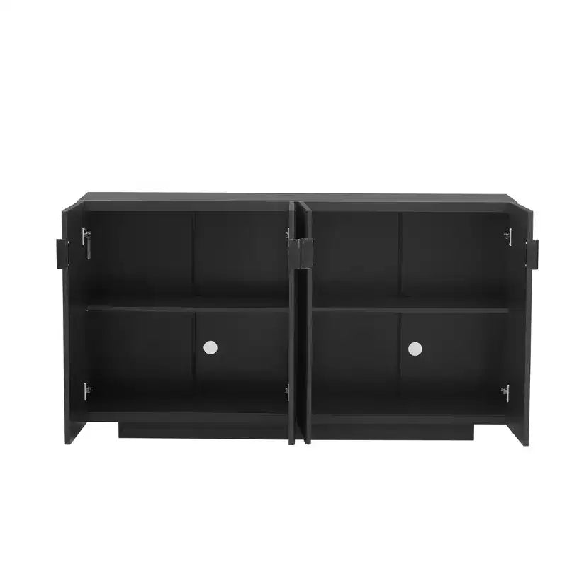 Buffet moderne avec portes ondulées Meuble de rangement