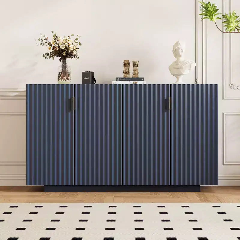 Buffet moderne avec portes ondulées Meuble de rangement