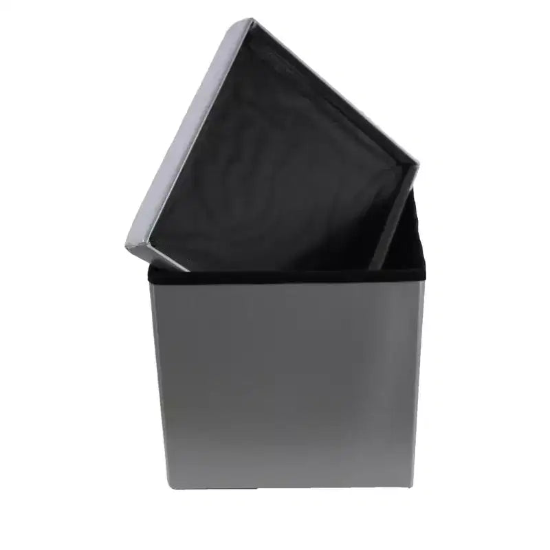 Articles ménagers Pouf et boîte de rangement polyvalents 2-en-1