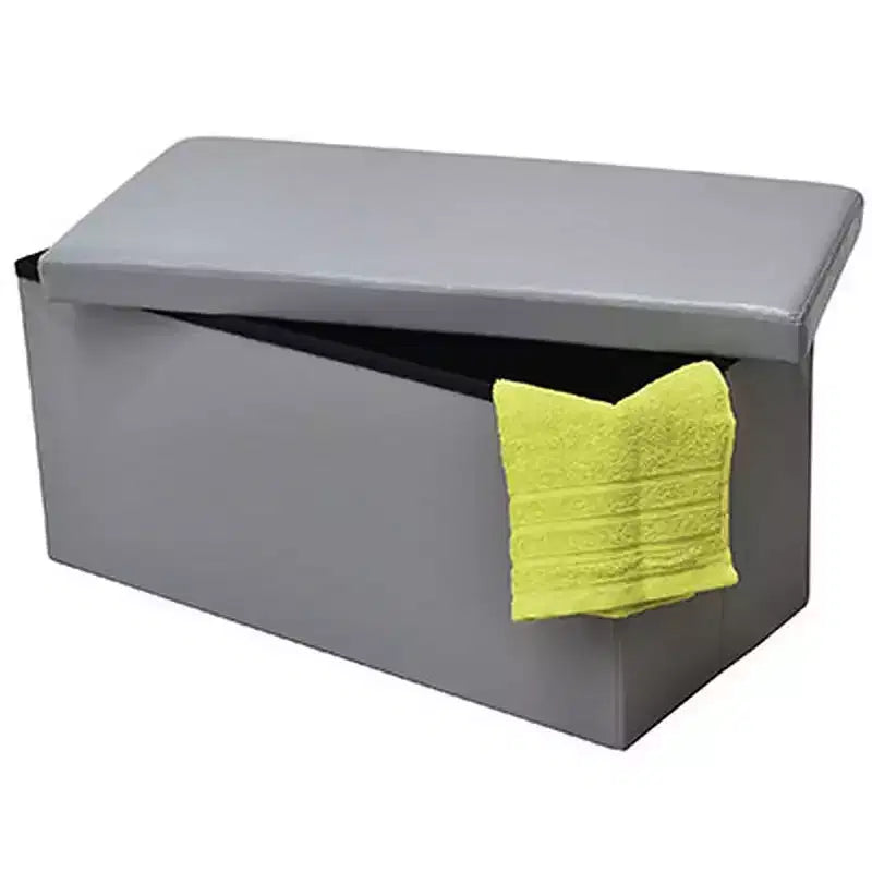 Articles ménagers Pouf et boîte de rangement polyvalents 2-en-1