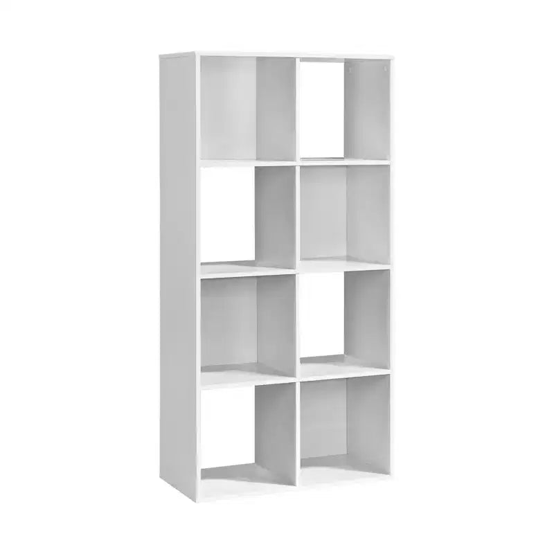 Organisateur de rangement 8 cases en bois blanc